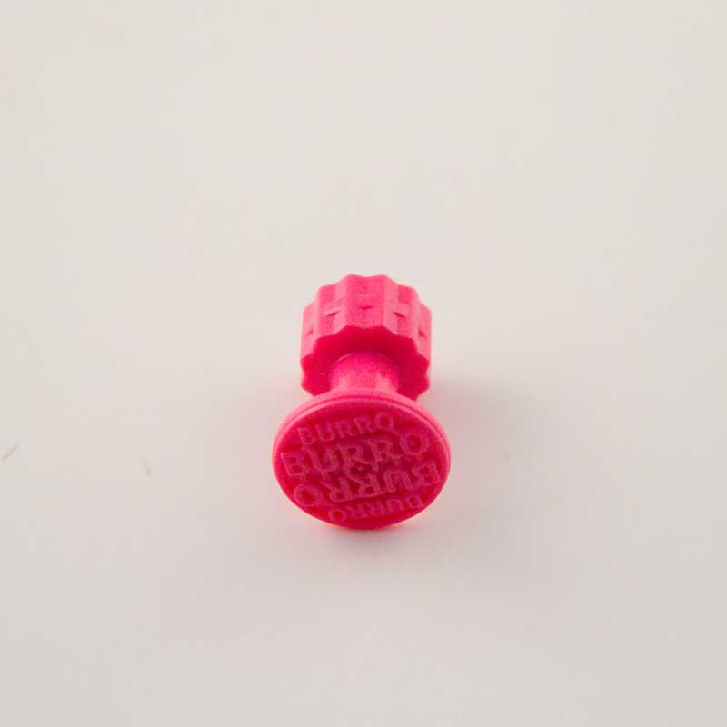 Burro PINK SERIES 16mm diameter/Pink raised grid logo   10 Piece - Image 2