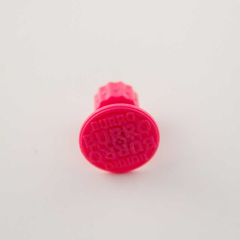 Burro PINK SERIES 21mm diameter/Pink raised grid logo   10 Piece - Image 2