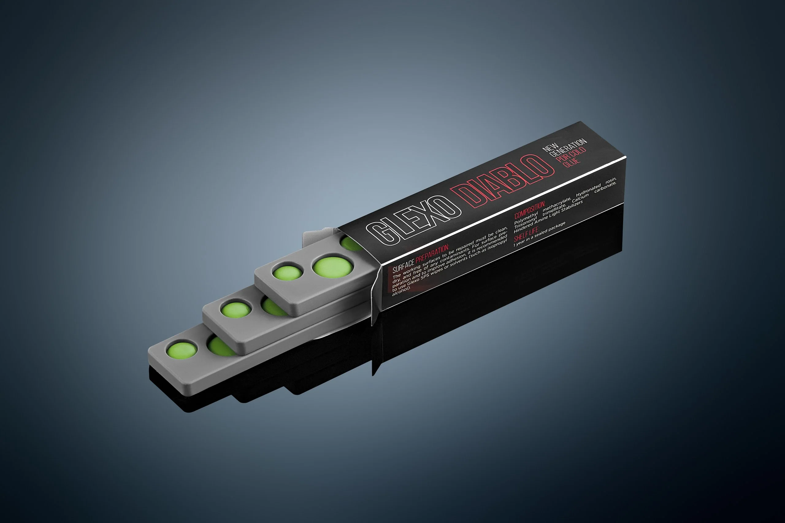 Glexo Hail Micro Kit v2 - 6 tabs with Diablo cold glue - Image 4